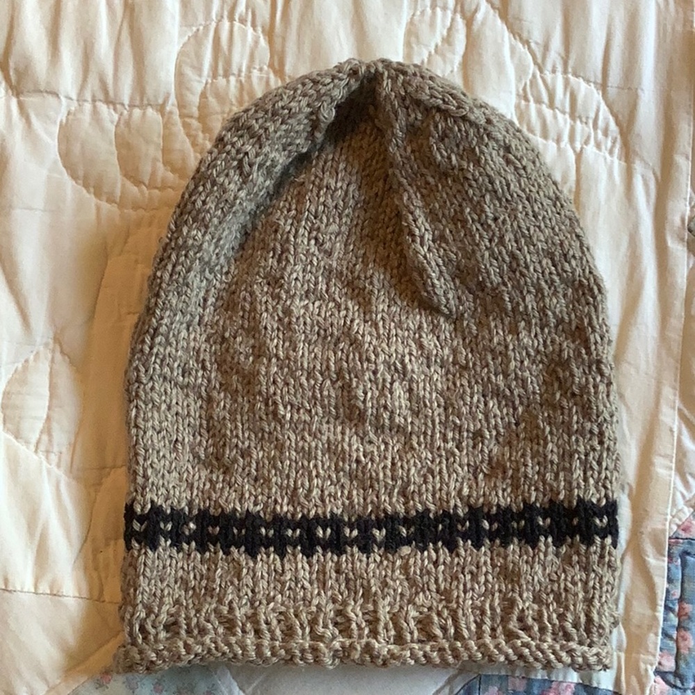 Handmade Infant Knitted Slouchy Hat